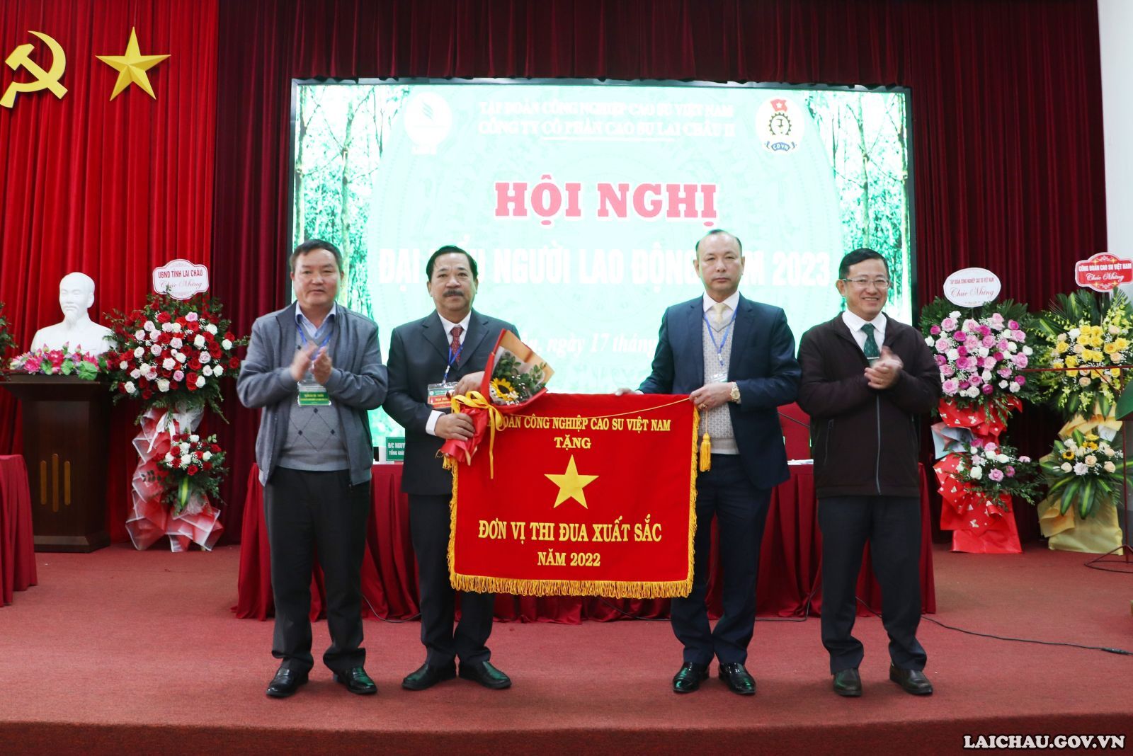 Công ty Cổ phần Cao su Lai Châu II: Hội nghị đại biểu người lao động năm 2023