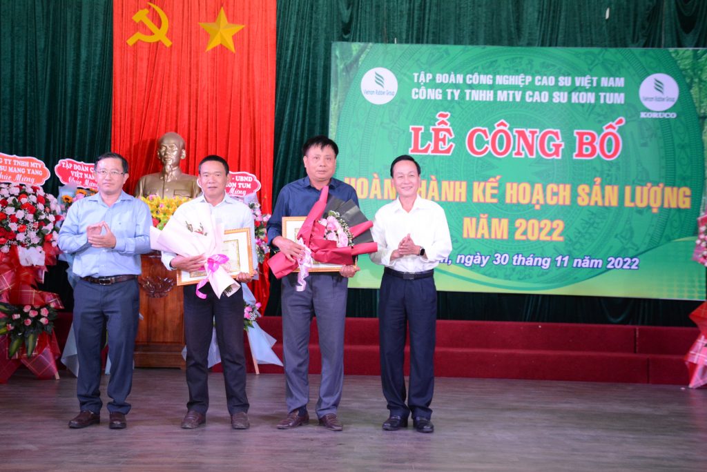 Cao su Kon Tum 11 năm giữ vững thành viên CLB 2 tấn/ha