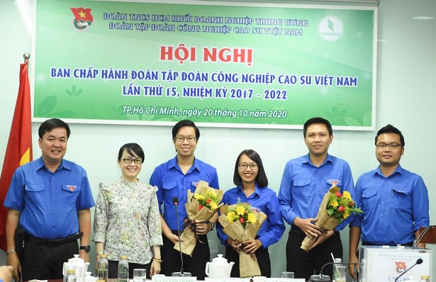 Đ/c Nguyễn Minh Thông và Trần Quốc Bình giữ chức Phó Bí thư Đoàn Thanh niên VRG