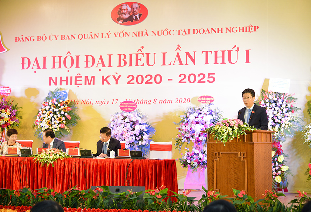 Đại hội đại biểu Đảng bộ Ủy ban Quản lý vốn nhà nước tại doanh nghiệp lần thứ I, nhiệm kỳ 2020 - 2025 thành công tốt đẹp