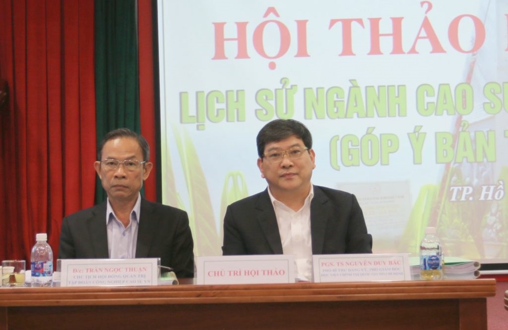 Góp ý bản thảo sách Lịch sử ngành cao su Việt Nam