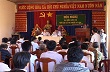 Đ/c Trần Ngọc thuận – Tổng Giám đốc Tập đoàn, Đại biểu quốc hội tỉnh bình phước tiếp xúc cử tri tại huyện Lộc Ninh – Chơn Thành