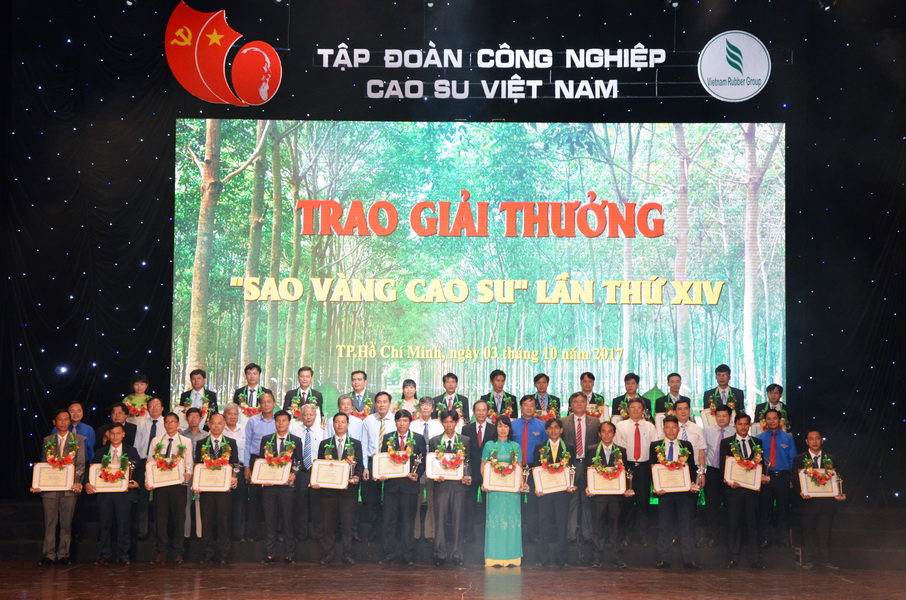 Lễ trao giải Liên hoan Thanh niên - Sao vàng cao su 2017