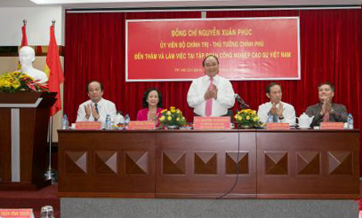 Thủ tướng Nguyễn Xuân Phúc thăm và làm việc tại VRG