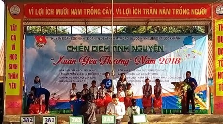 Đoàn Thanh niên Cao su Lộc Ninh tổ chức Xuân yêu thương 2018