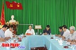 Phó bí thư tỉnh ủy Lê Văn Châu kiểm tra công tác chuẩn bị đại hội tại Đảng bộ Công ty cao su Đồng Phú