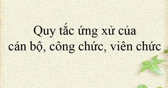 Thủ tướng Chính phủ phê duyệt Đề án Văn hóa công vụ