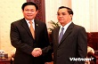 Thủ tướng Lào mong muốn kinh tế Lào-Việt cùng phát triển