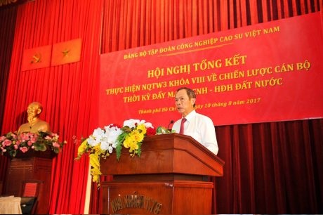 Đội ngũ cán bộ VRG có bản lĩnh chính trị, năng lực vững vàng
