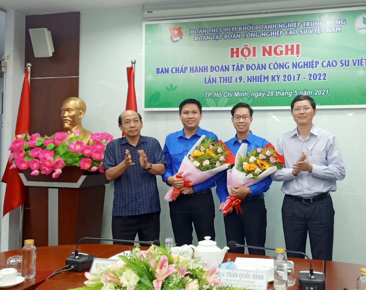 Đồng chí Trần Quốc Bình giữ chức Bí thư Đoàn Thanh niên VRG